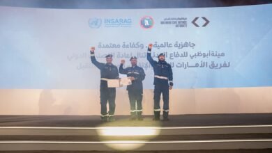 فريق الإمارات للبحث والإنقاذ يجتاز عملية إعادة التصنيف الدولي للمستوى الثقيل