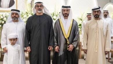 خالد بن محمد بن زايد يحضر حفل استقبال بمناسبة زفاف محمد أحمد علي الهاشمي 1 خالد بن محمد بن زايد يحضر حفل استقبال بمناسبة زفاف محمد أحمد علي الهاشمي