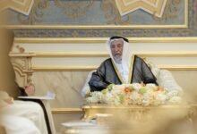 حاكم الشارقة يستقبل وزيرة التربية والتعليم