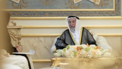 حاكم الشارقة يستقبل وزيرة التربية والتعليم