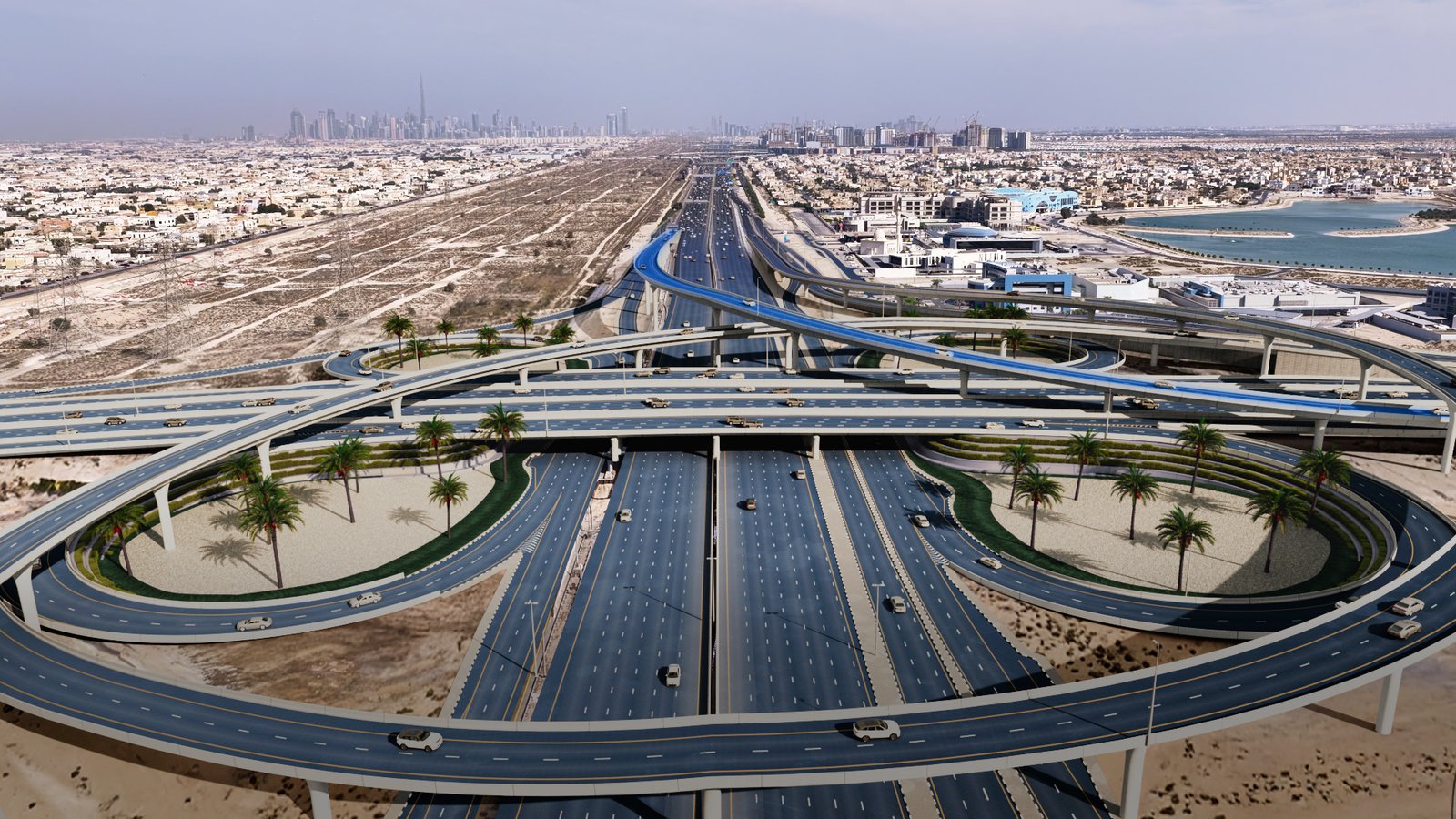 طرق دبي ترسي عقد المرحلة الثانية من مشروع تطوير شارع حصة 1 طرق دبي