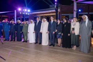 صقر غباش يحضر حفل السفارة الصربية باليوم الوطني