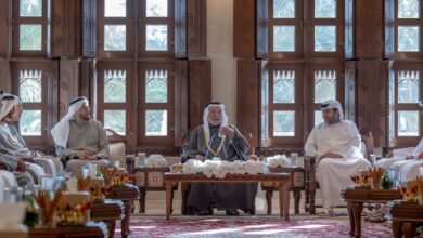 حاكم الشارقة يفتتح مجلس الذيد الأدبي