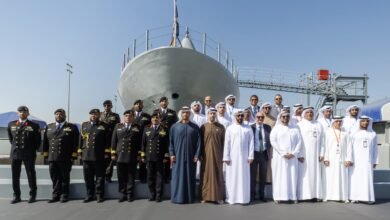 أبوظبي لبناء السفن تحتفي بـ30 عاماً من الريادة وتدشن سفينة "الدرة" لصالح وزارة الدفاع الكويتية 3 أبوظبي لبناء السفن تحتفي بـ30 عاماً من الريادة وتدشن سفينة "الدرة" لصالح وزارة الدفاع الكويتية