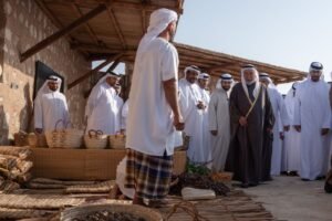 حاكم الشارقة يفتتح برج المضارسة في مدينة الذيد