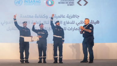 أبوظبي للدفاع المدني تجتاز إعادة التصنيف الدولي لفريق الإمارات للبحث والإنقاذ للمستوى الثقيل 3 أبوظبي للدفاع المدني