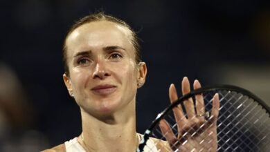 الأوكرانية سفيتولينا والأمريكية بيغولا تتأهلان لنهائي بطولة دبي لتنس السيدات