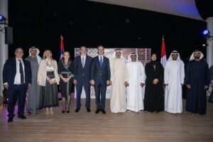 صقر غباش يحضر حفل السفارة الصربية باليوم الوطني