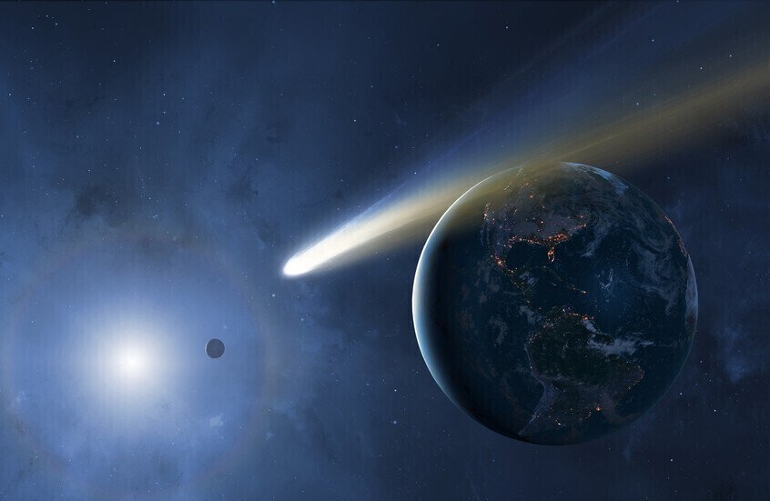 مذنب أخضر يقترب من الأرض قبل رحيله الأبدي 1 مذنب أخضر