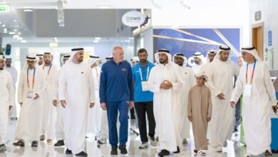 نهيان بن زايد وذياب بن محمد بن زايد يشهدان جانبا من فعاليات ألعاب الماسترز أبوظبي 2026
