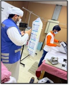 بلدية مدينة أبوظبي تنفذ حملة توعوية وتفتيشية على محلات غسيل وكي الملابس