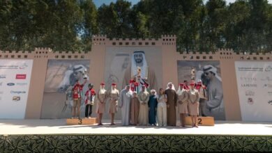 الفارس عبدالله أحمد بطلا لسباق كأس زايد بن منصور بن زايد للقدرة