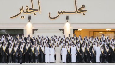محمد بن حمدان بن زايد يشهد العرس الجماعي لـ 375 عريساً من أبناء الإمارات