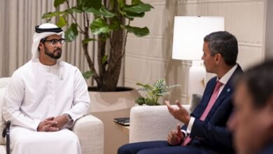 زايد بن حمدان بن زايد يلتقي رئيس الباراغواي ويبحثان تعزيز التعاون المشترك في المجالات الاقتصادية والاستثمارية