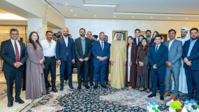 سعود بن صقر يستقبل المهنئين بشهر رمضان المبارك على مأدبة إفطار