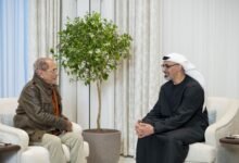 خالد بن محمد بن زايد يلتقي رئيس جمهورية تيمور الشرقية الديمقراطية