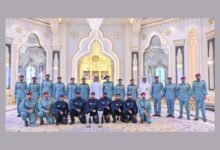 عمار بن حميد يستقبل أبطال "دفاع مدني عجمان" الفائزين بتحدي رجال الإطفاء