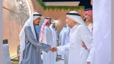 حاكم عجمان وولي عهده يستقبلان المهنئين بحلول شهر رمضان المبارك 2 حاكم عجمان وولي عهده يستقبلان المهنئين بحلول شهر رمضان المبارك