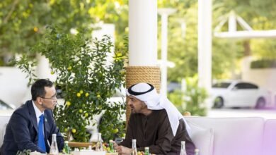 رئيس الدولة يستقبل رئيس مجلس الشيوخ في كازاخستان