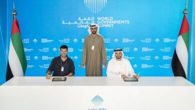 القمة العالمية للحكومات/غرفة دبي للاقتصاد الرقمي توقع اتفاقية مع شركة "كانفا" لتأسيس مقرها الإقليمي في دبي