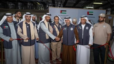 سفير الإمارات لدى مصر يفتتح قسم الغسيل الكلوي بالمستشفى الإماراتي العائم في العريش