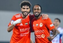 قذيفة مغربية تحبط الشارقة أمام عجمان