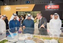 أحمد بن سعيد يفتتح معرضي الشرق الأوسط لصيانة وإصلاح وتجديد الطائرات والتصميم الداخلي للطائرات