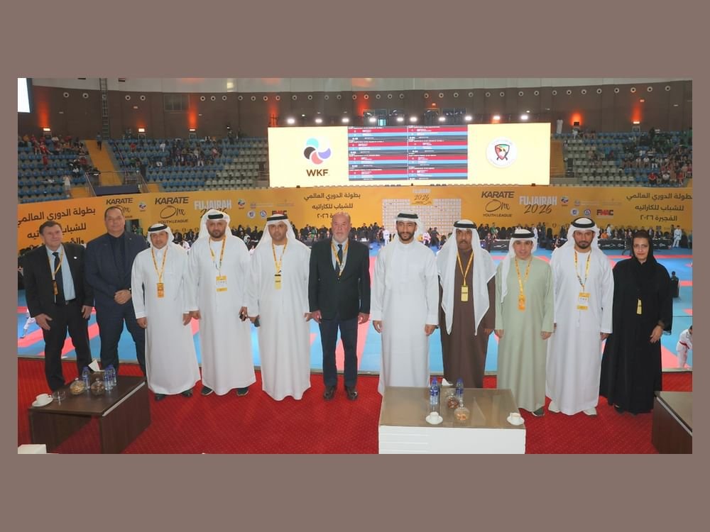 تواصل منافسات بطولة الدوري العالمي لشباب الكاراتيه "الفجيرة 2026" 1 تواصل منافسات بطولة الدوري العالمي لشباب الكاراتيه "الفجيرة 2026"