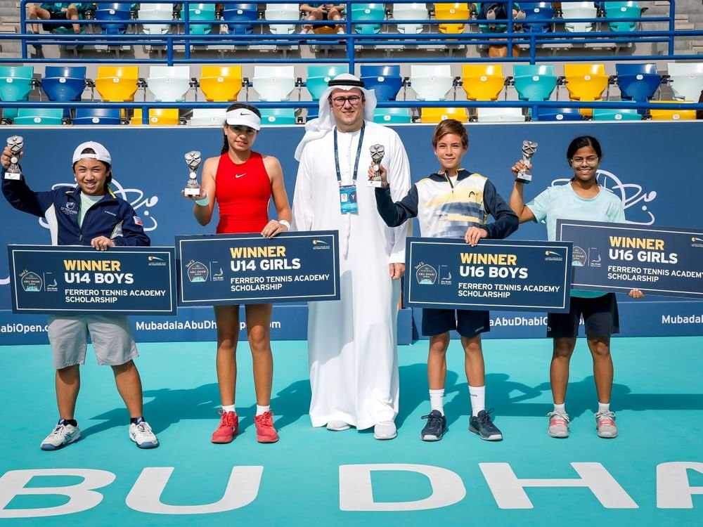 بطولة مبادلة أبوظبي المفتوحة تنظم نهائيات للناشئين في فئات عمرية متعددة غداً 1 بطولة مبادلة أبوظبي المفتوحة تنظم نهائيات للناشئين في فئات عمرية متعددة غداً