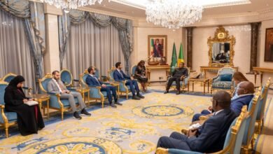 شخبوط بن نهيان يلتقي برئيس جمهورية الكونغو