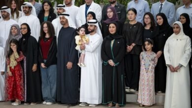 رئيس الدولة يستقبل وفد مركز أبوظبي للخلايا الجذعية ومستشفى ياس كلينك