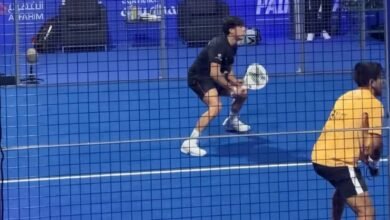 فوز ثنائي البادل العالمي "تابيا" و"تشينغوتو" في المباراة الاستعراضية بأبوظبي