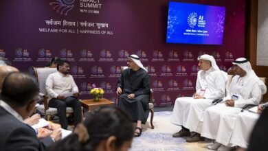 على هامش قمة تأثير الذكاء الاصطناعي.. ولي عهد أبوظبي يلتقي رئيس جمهورية سريلانكا