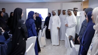 محمد بن راشد يتفقد المركز الإعلامي ومركز العمليات والأمن السيبراني للقمة العالمية للحكومات