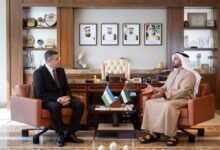 سيف بن زايد يلتقي وزير الداخلية الأوزبكي