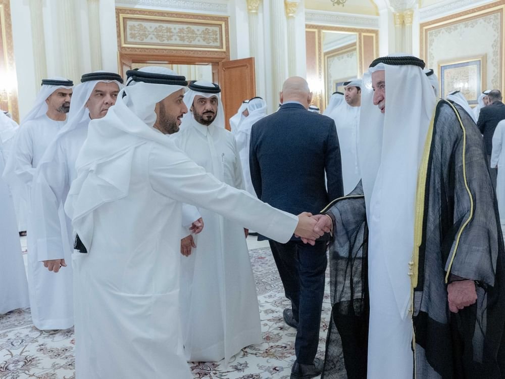 حاكم الشارقة يواصل استقبال المهنئين بشهر رمضان المبارك 1 حاكم الشارقة يواصل استقبال المهنئين بشهر رمضان المبارك