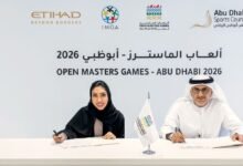 الاتحاد للطيران شريكاً رسمياً للطيران لألعاب الماسترز - أبوظبي 2026