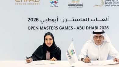 الاتحاد للطيران شريكاً رسمياً للطيران لألعاب الماسترز - أبوظبي 2026