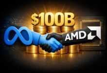 بصفقة قد تتجاوز 100 مليار دولار.. "ميتا" تشتري رقائق ذكاء اصطناعي من "أيه.إم.دي" وتتجه لامتلاك 10% من أسهمها