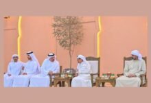 حاكم عجمان وولي عهده يتقبلان التهاني بشهر رمضان من سفير مملكة البحرين