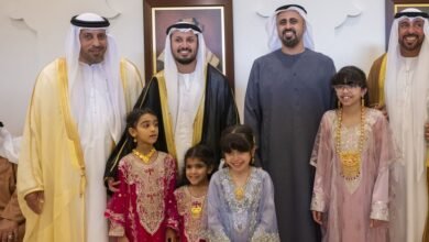 ذياب بن محمد بن زايد يحضر حفل استقبال بمناسبة زفاف علي محمد القبيسي