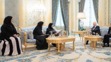 جواهر القاسمي ومفوض شؤون اللاجئين يبحثان آفاق التعاون الإنساني العالمي 4 جواهر القاسمي ومفوض شؤون اللاجئين يبحثان آفاق التعاون الإنساني العالمي