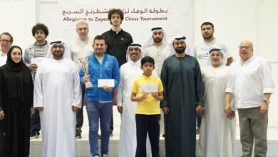 المصري أحمد عدلي يتوج بطلا لكأس "الوفاء لزايد" للشطرنج 2026