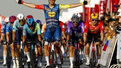 الإيطالي جوناثان ميلان يتوج بلقب المرحلة الخامسة لطواف الإمارات في دبي 2 الإيطالي جوناثان ميلان يتوج بلقب المرحلة الخامسة لطواف الإمارات في دبي