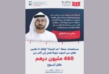 مساهمات حملة "حد الحياة" لإنقاذ 5 ملايين طفل من الموت جوعاً تصل إلى أكثر من 460 مليون درهم خلال أسبوع