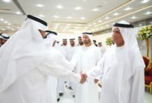 سعود بن صقر يستقبل المهنئين بحلول شهر رمضان المبارك