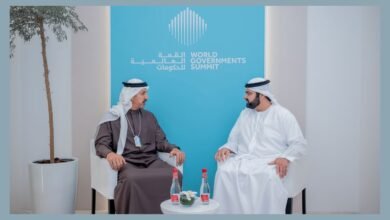 ولي عهد الفجيرة يلتقي عددا من القادة الدوليين على هامش "قمة الحكومات"