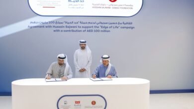 بحضور حمدان بن محمد.. "مؤسسة حسين سجواني - داماك الخيرية" تعلن عن مساهمتها بـ 100مليون درهم دعماً لحملة "حد الحياة" لإنقاذ 5 ملايين طفل من الموت جوعاً 4 بحضور حمدان بن محمد.. "مؤسسة حسين سجواني - داماك الخيرية" تعلن عن مساهمتها بـ 100مليون درهم دعماً لحملة "حد الحياة" لإنقاذ 5 ملايين طفل من الموت جوعاً