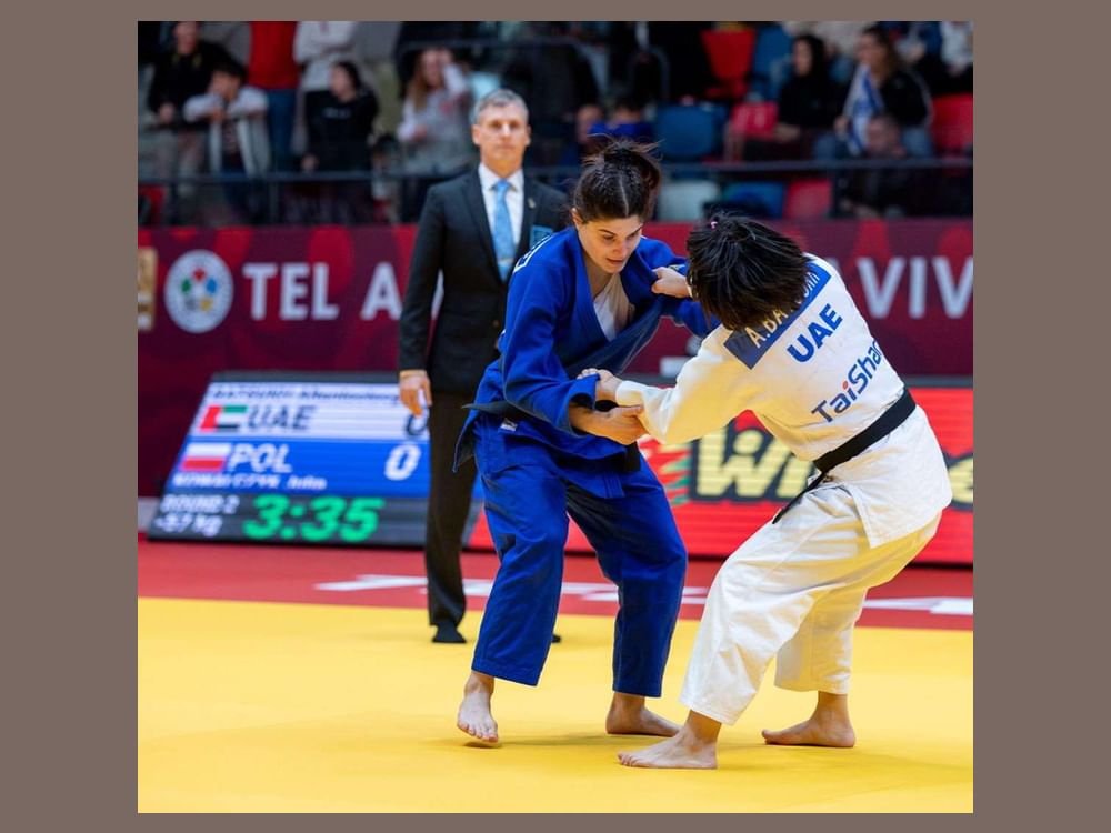 لاعبة منتخب الجودو تواجه بطلة طاجيكستان في طشقند "جراند سلام" 1 لاعبة منتخب الجودو تواجه بطلة طاجيكستان في طشقند "جراند سلام"
