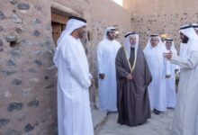 حاكم الشارقة يفتتح حصن فِلي